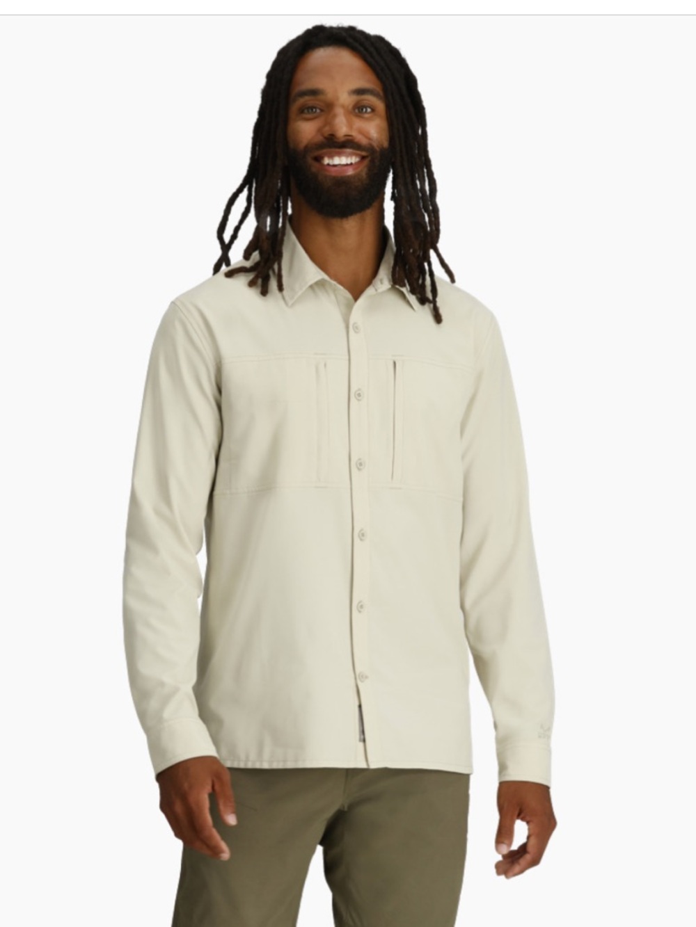 Royal Robbins Men's Expedition Long Sleeve Hiking Shirt Large, UPF 40 Breathable